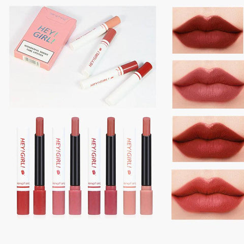 HEY GIRL! Wonderful Smoke Tube Lipstick | Matte & Moisturizing | Long-Lasting Colors