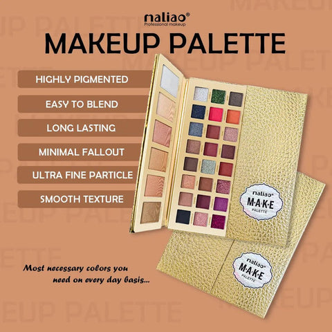 All-in-One Makeup Palette - Makeup Palette (Blush, Eyeshadow, Highlighter) - Maliao